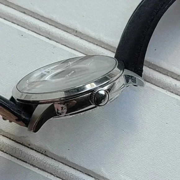 FOSSIL Mens Automatic Wrap Chronograph Watch ME3041 Leather Band Self-Winding - Picture 5 of 13